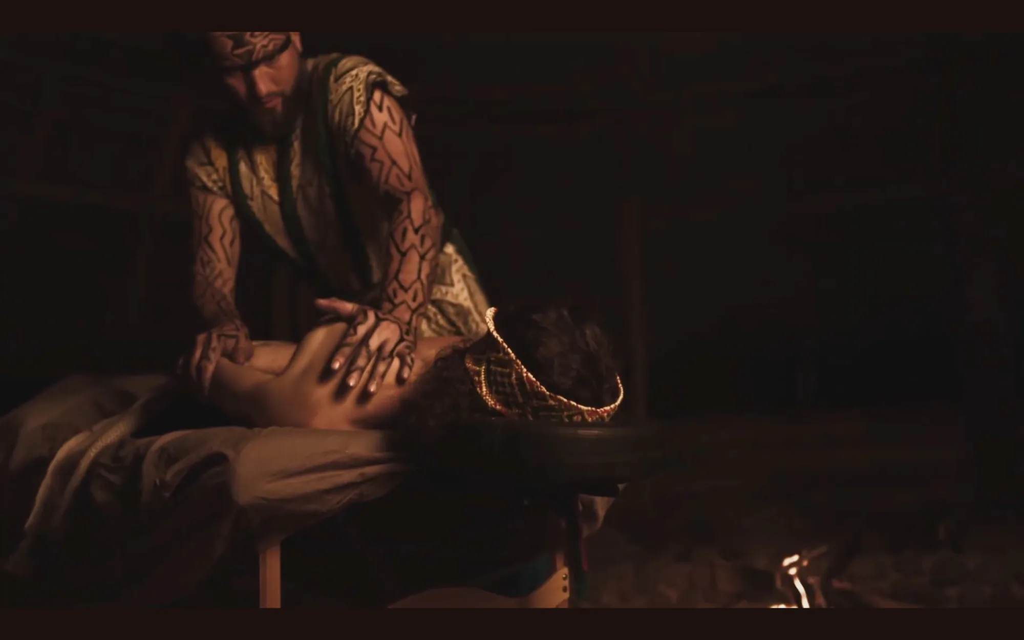 Bodywork in candlelight