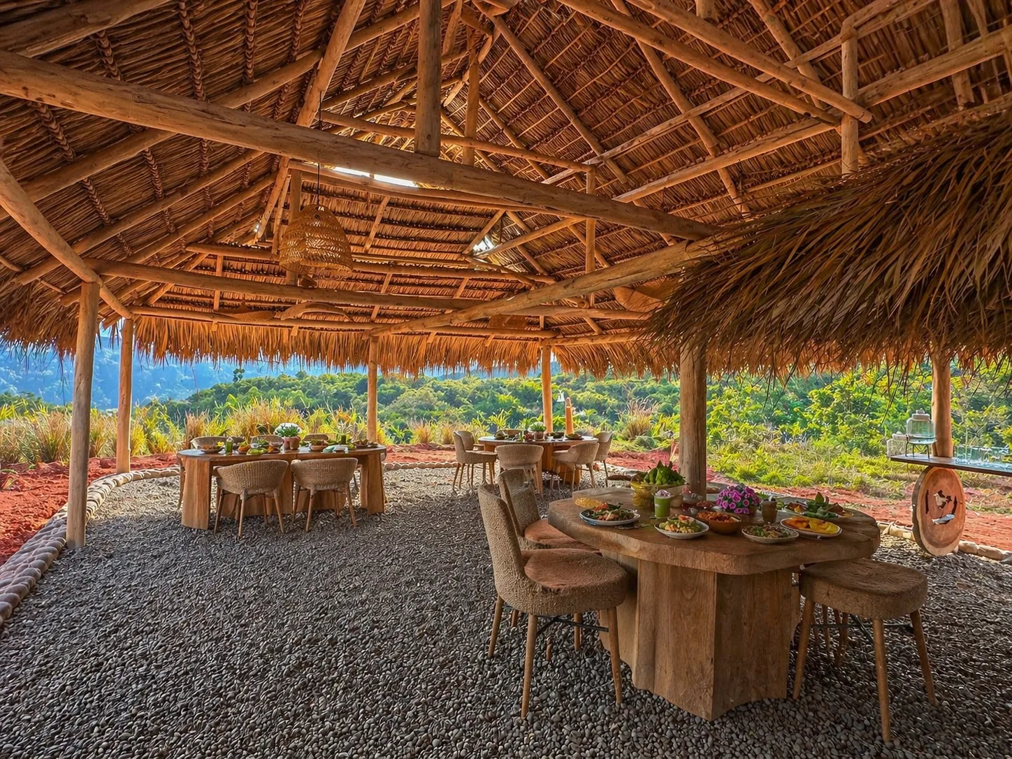 The Kitchen — long table in morning light